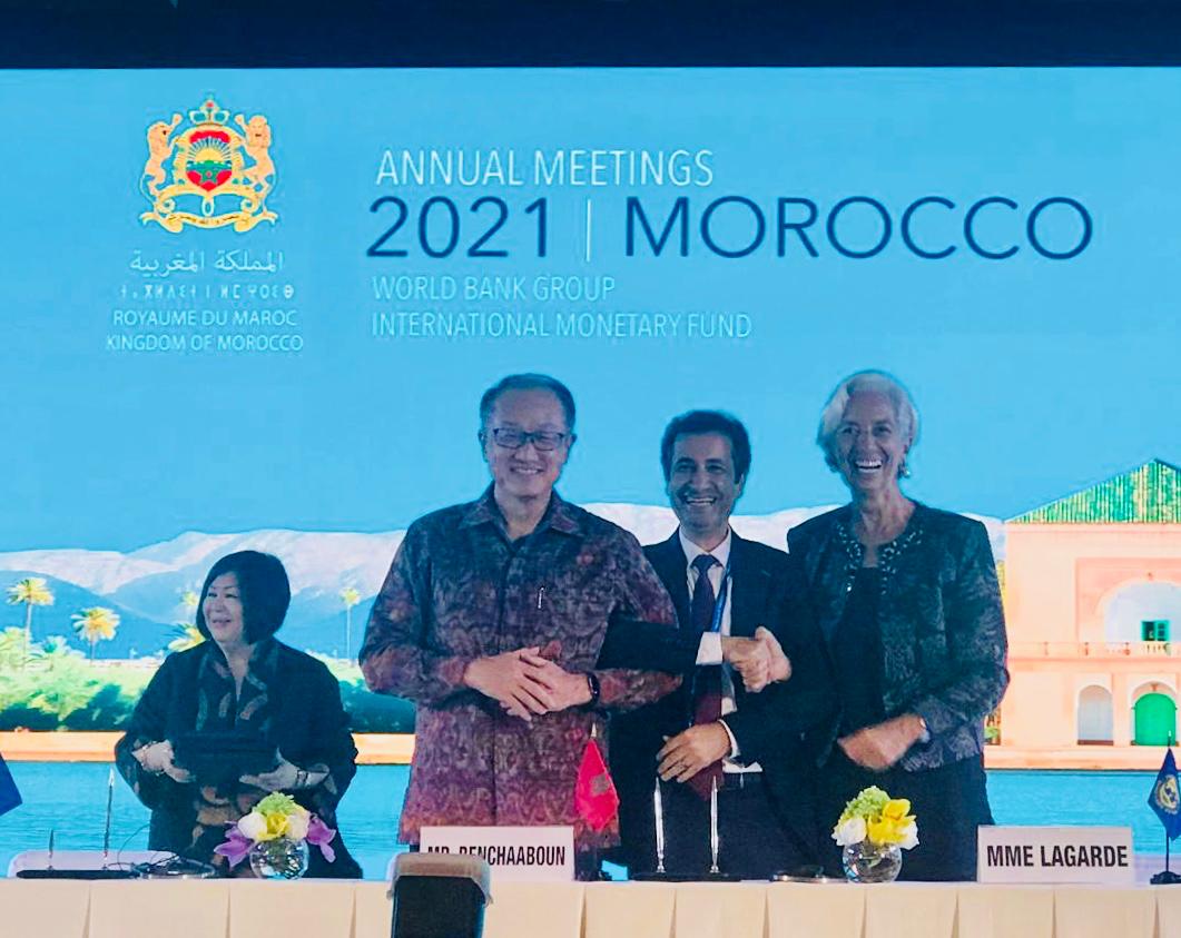Oficialización en Bali de la atribución de las Asambleas Anuales BM-FMI de 2021 en Marruecos