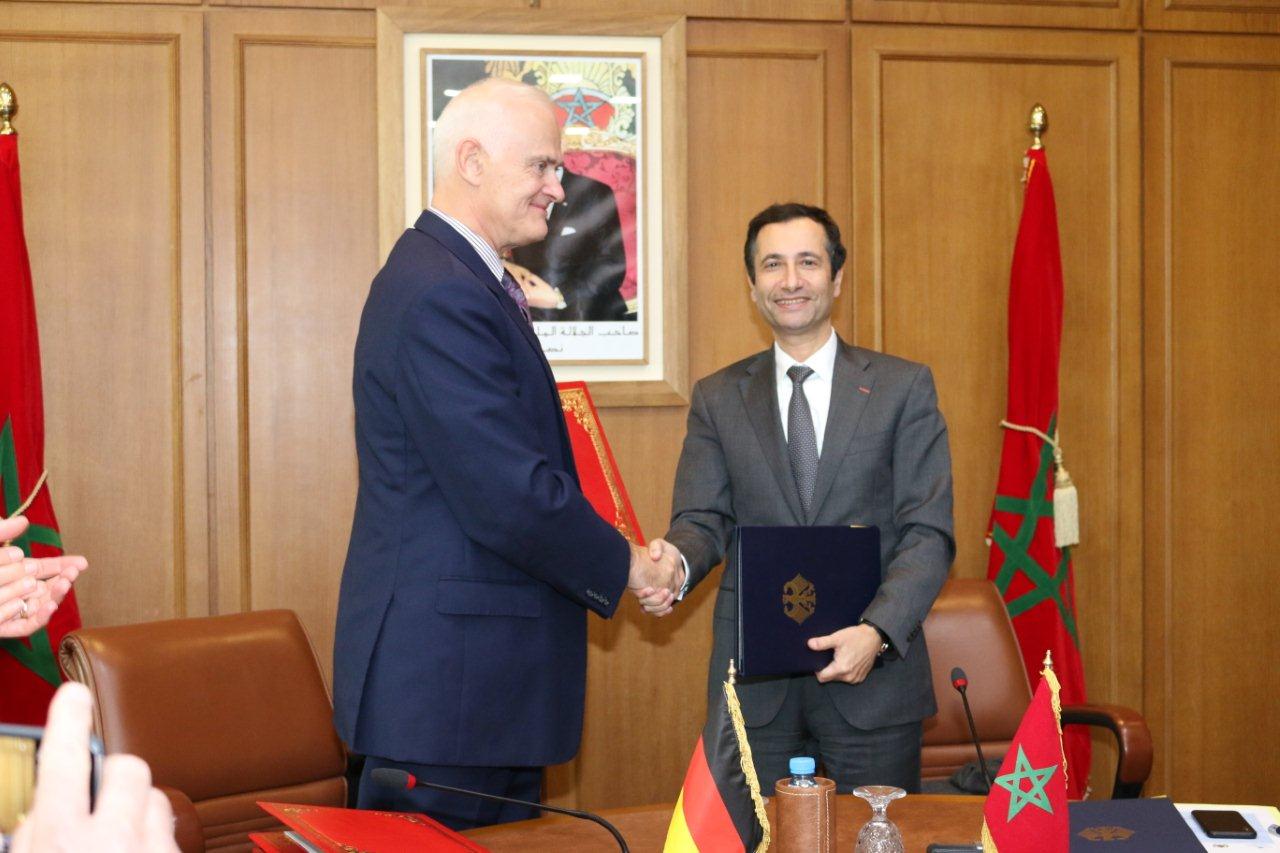 Cérémonie de signature de deux arrangements de coopération financière maroco-allemande 