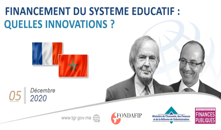 Colloque-Webinaire sur le thème : « Financement du système éducatif : Quelles innovations ? »