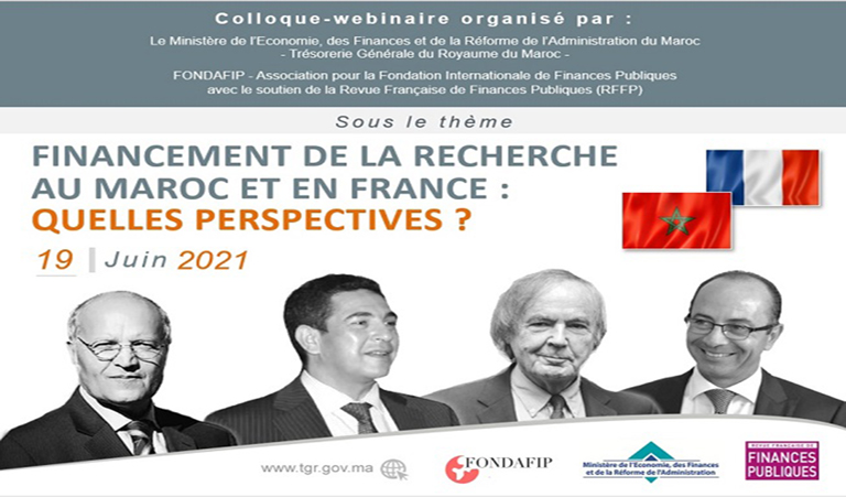 Colloque en mode webinaire sur le thème : «Financement de la recherche au Maroc et en France : quelles perspectives? »