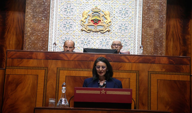 La Sra. ministra de Economía y Finanzas presenta ante las dos cámaras del Parlamento el proyecto de ley de finanzas para el año 2023