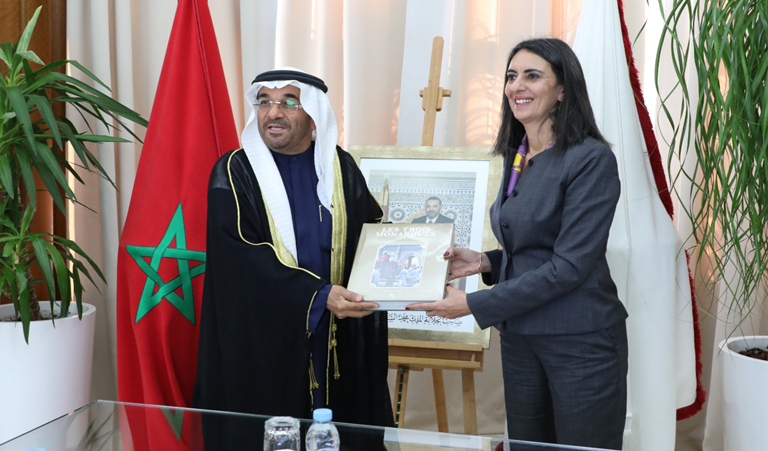 استقبال السيدة الوزيرة للسيد محمد عبيد المزروعي رئيس الهيئة العربية للاستثمار والإنماء الزراعي 