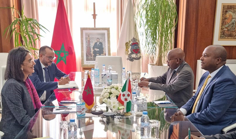 Rencontre de Madame la Ministre de l’Economie et de Finances avec   Monsieur Albert SHINGIRO, Ministre des Affaires Etrangères  et de la Coopération au Développement de la République du Burundi
