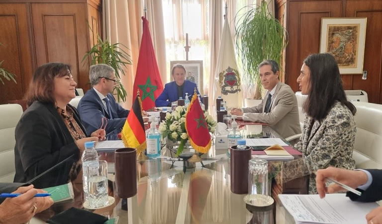 Meeting between Mrs. Nadia FETTAH - Minister of Economy and Finance and Mrs. Bärbel KOFLER- Parliamentary State Secretary to the German Federal Minister for Economic Cooperation and Development