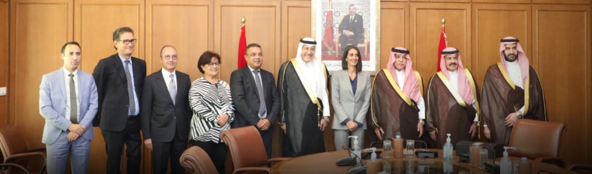 لقاء السيدة الوزيرة بالدكتور ماجد بن عبد الله القصبي، وزير التجارة بالمملكة العربية السعودية 