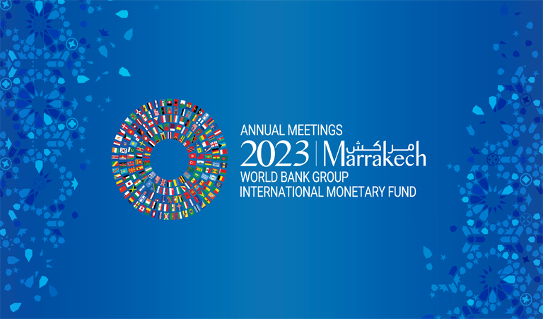 Tenue de la séance plénière des Assemblées annuelles 2023 de la Banque Mondiale et du FMI 