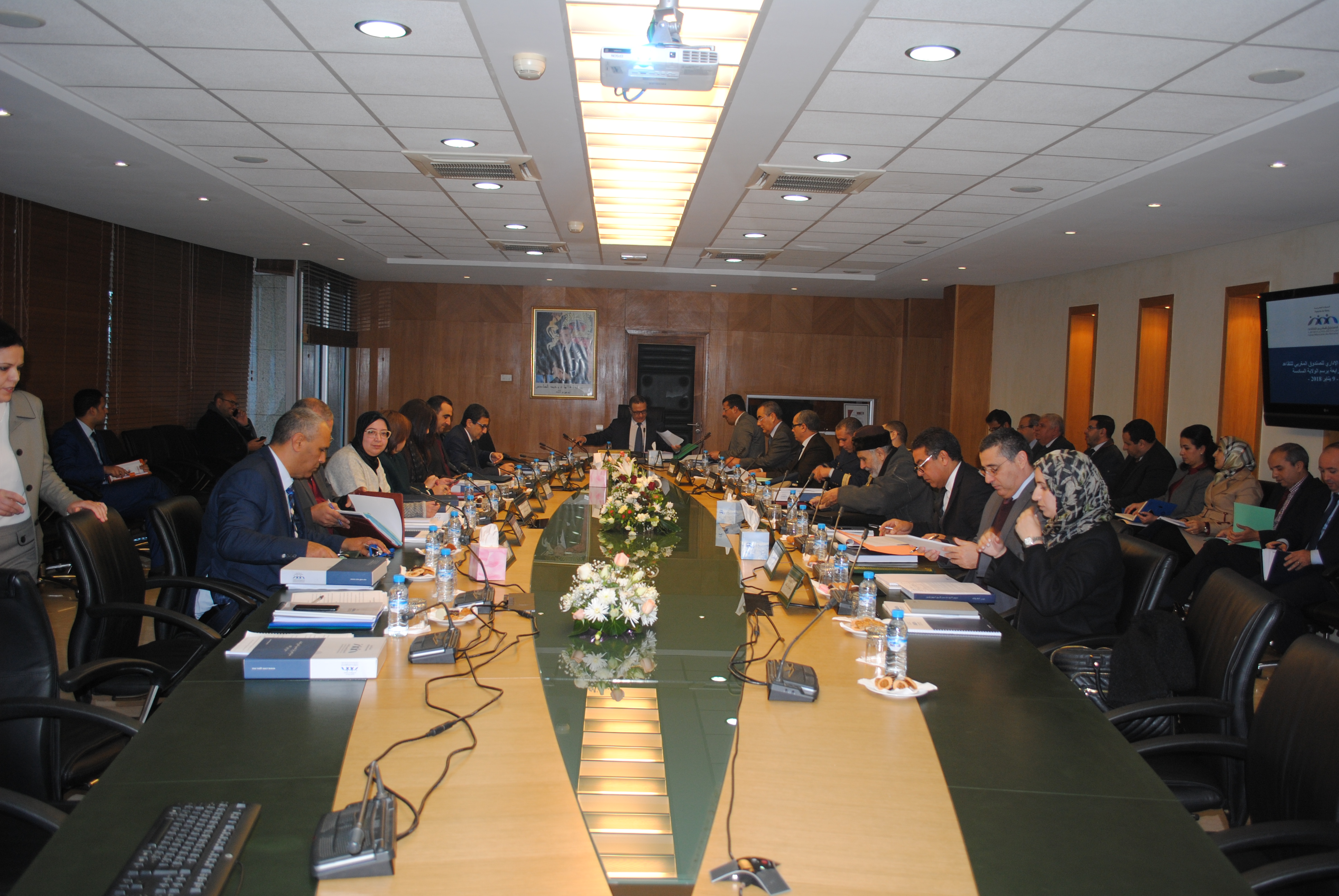 Tenue de la 6ème session du Conseil d’Administration de la Caisse Marocaine des Retraites