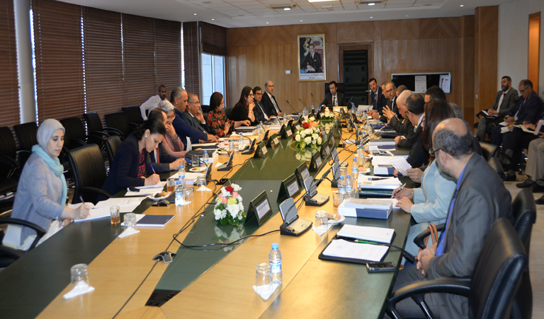 Celebración del Consejo de Administración de la Caja Marroquí de Pensiones