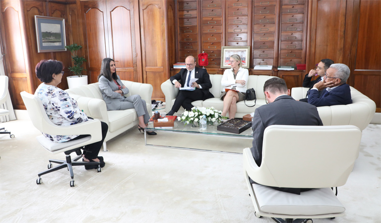 Meeting of the Minister of Economy and Finance with the Director General of the French Development Agency