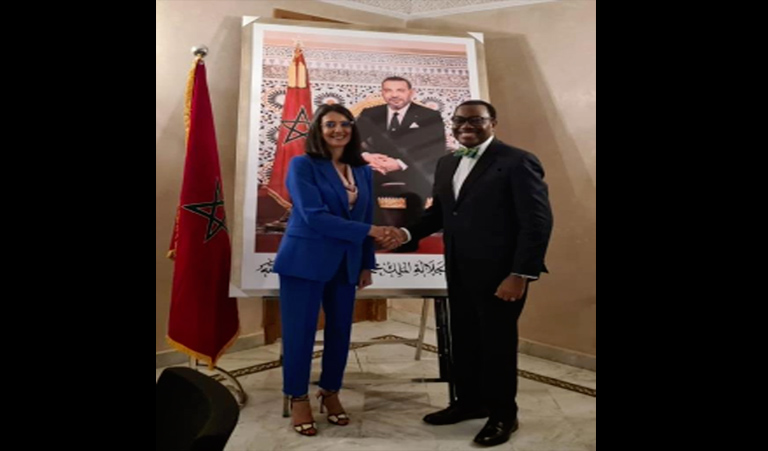 The Minister of Economy and Finance meets with the President of the AFDB Group