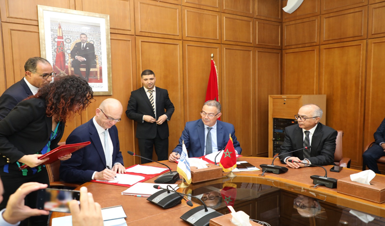 Signature of a loan agreement for the additional financing of the "Support to the Education Sector" program