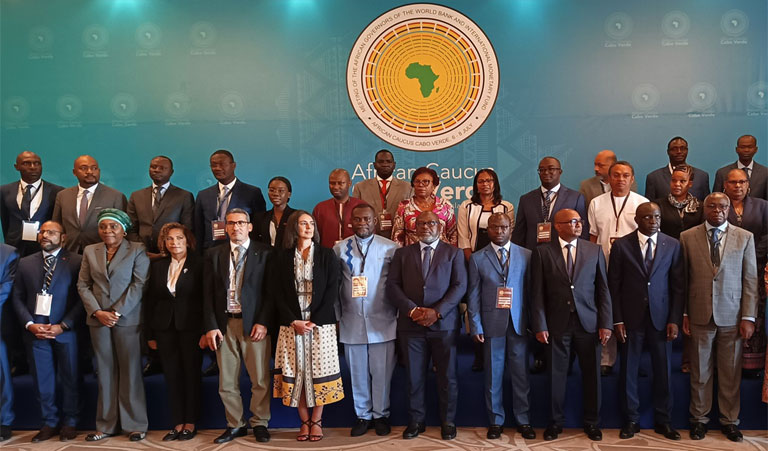 The Minister of Economy and Finance participates in the 2023 African Caucus Meeting, organized from July 6 to 8, 2023, on the Island of Sal, Cabo Verde 
