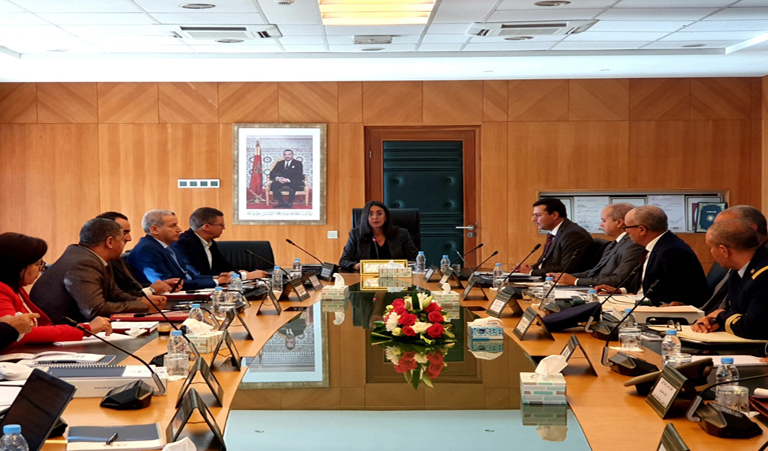 Reunión del Consejo de Administración de la Caja Marroquí de Pensiones